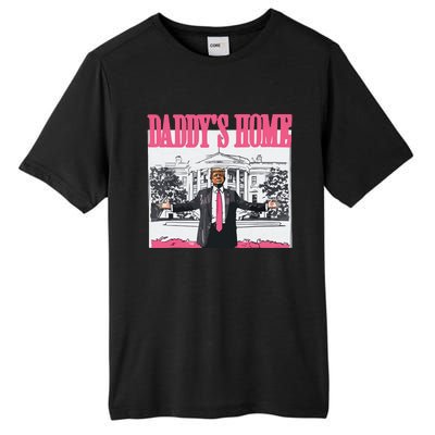 Trump 2024 Take America Back Daddys Home Trump Tall Fusion ChromaSoft Performance T-Shirt