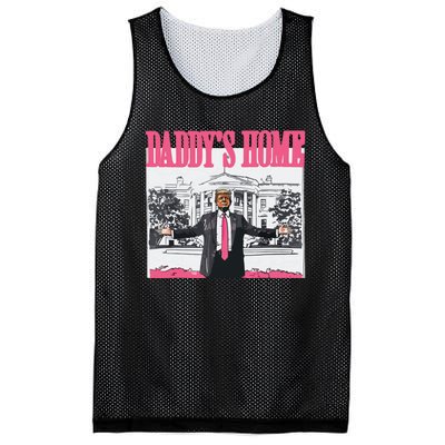 Trump 2024 Take America Back Daddys Home Trump Mesh Reversible Basketball Jersey Tank