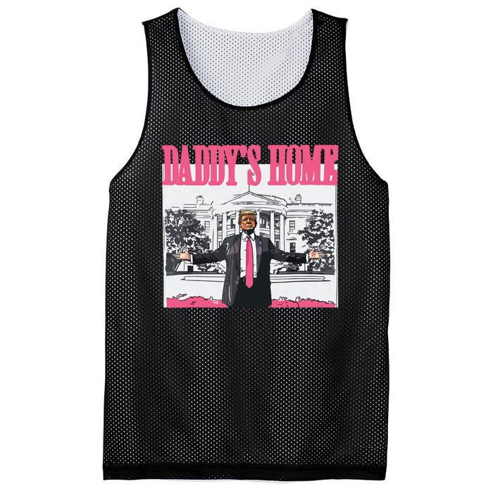 Trump 2024 Take America Back Daddys Home Trump Mesh Reversible Basketball Jersey Tank