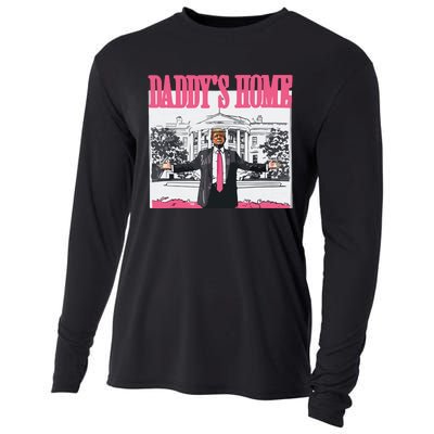 Trump 2024 Take America Back Daddys Home Trump Cooling Performance Long Sleeve Crew