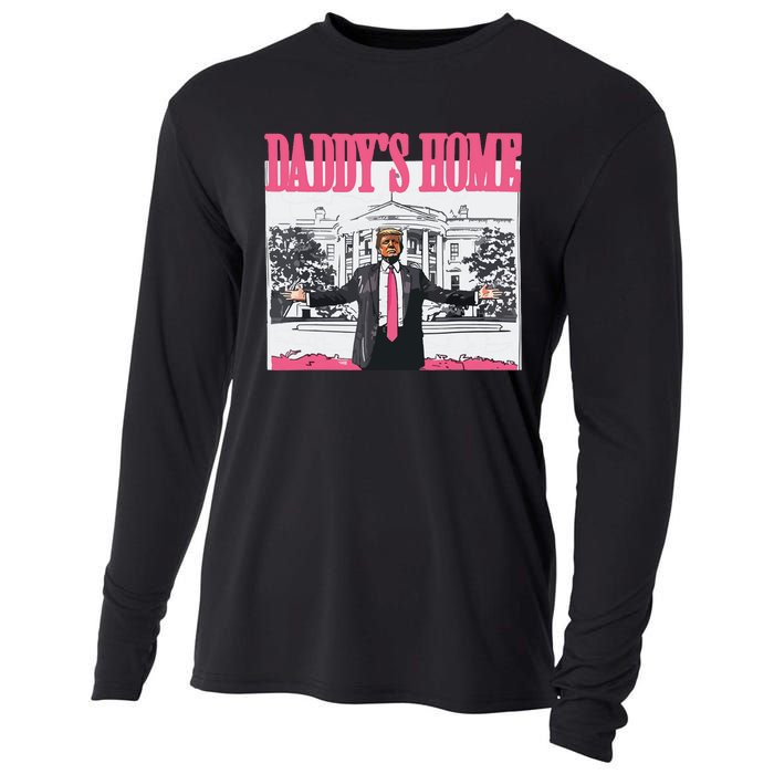 Trump 2024 Take America Back Daddys Home Trump Cooling Performance Long Sleeve Crew