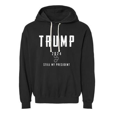 Trump 2024 Garment-Dyed Fleece Hoodie