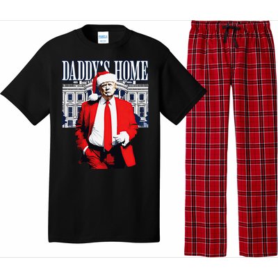 Trump 2024 Take America Back DaddyS Home Trump Christmas Pajama Set