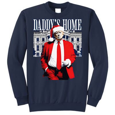 Trump 2024 Take America Back DaddyS Home Trump Christmas Sweatshirt