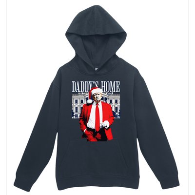 Trump 2024 Take America Back DaddyS Home Trump Christmas Urban Pullover Hoodie