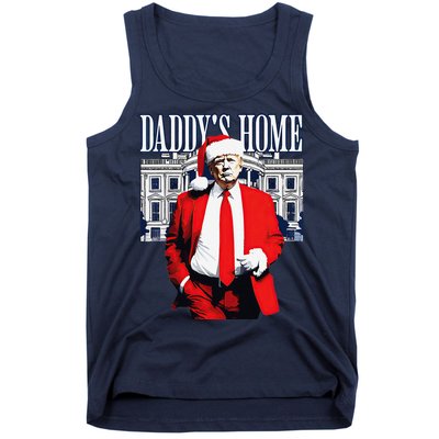 Trump 2024 Take America Back DaddyS Home Trump Christmas Tank Top