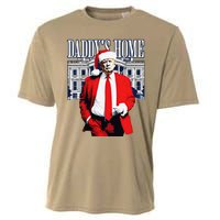 Trump 2024 Take America Back DaddyS Home Trump Christmas Cooling Performance Crew T-Shirt