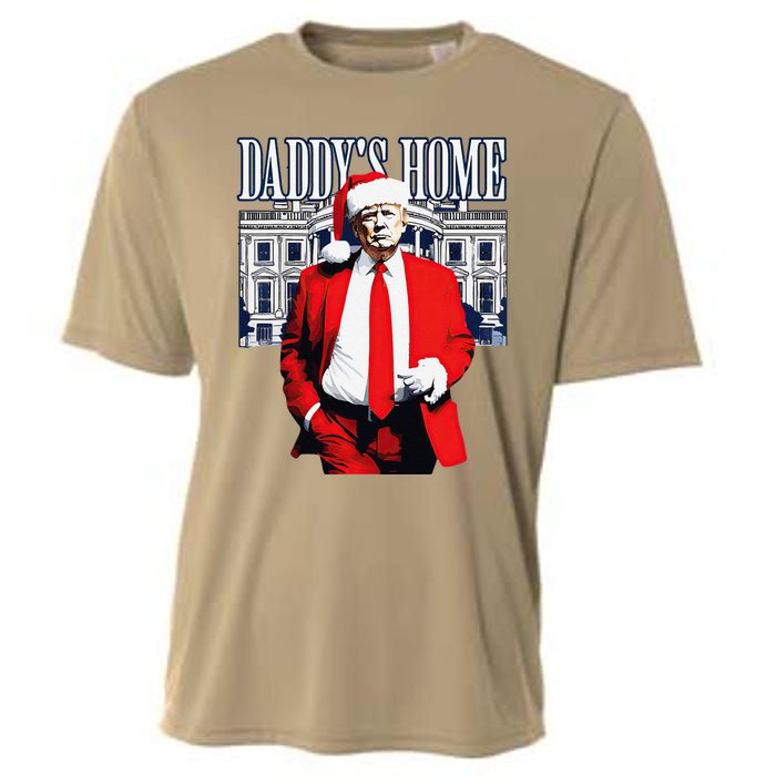 Trump 2024 Take America Back DaddyS Home Trump Christmas Cooling Performance Crew T-Shirt