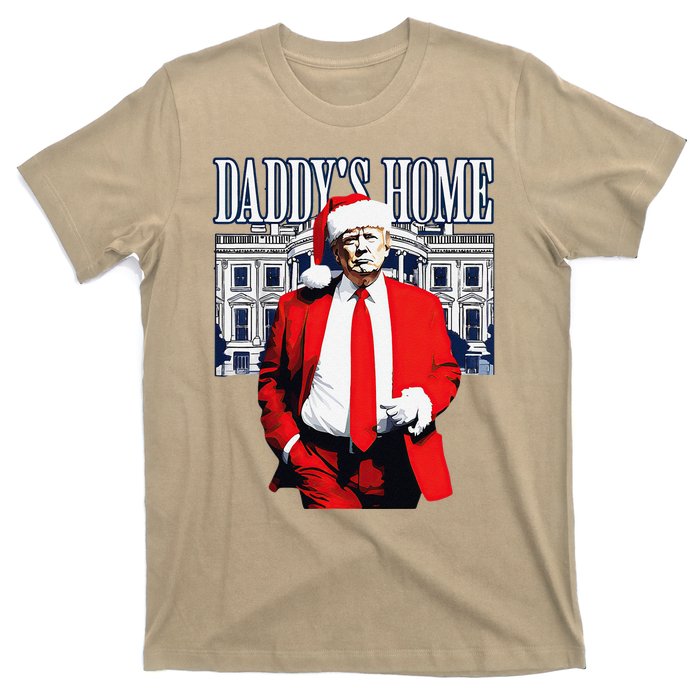 Trump 2024 Take America Back DaddyS Home Trump Christmas T-Shirt