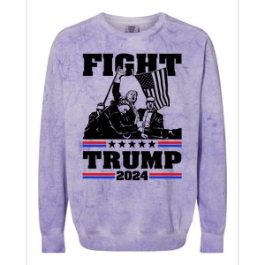 Trump 2024: The Republican Battle Cry Colorblast Crewneck Sweatshirt