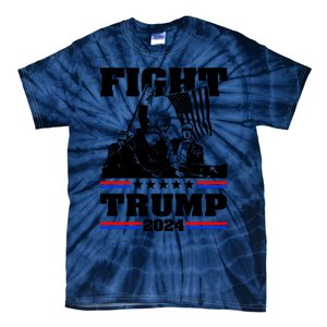 Trump 2024: The Republican Battle Cry Tie-Dye T-Shirt