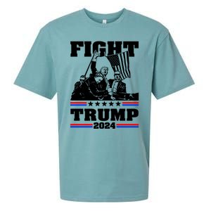 Trump 2024: The Republican Battle Cry Sueded Cloud Jersey T-Shirt