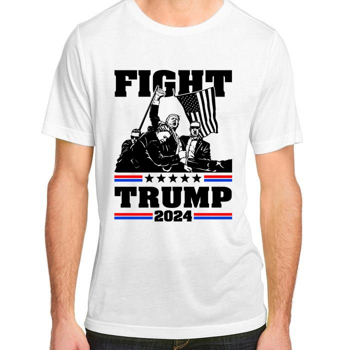 Trump 2024: The Republican Battle Cry Adult ChromaSoft Performance T-Shirt