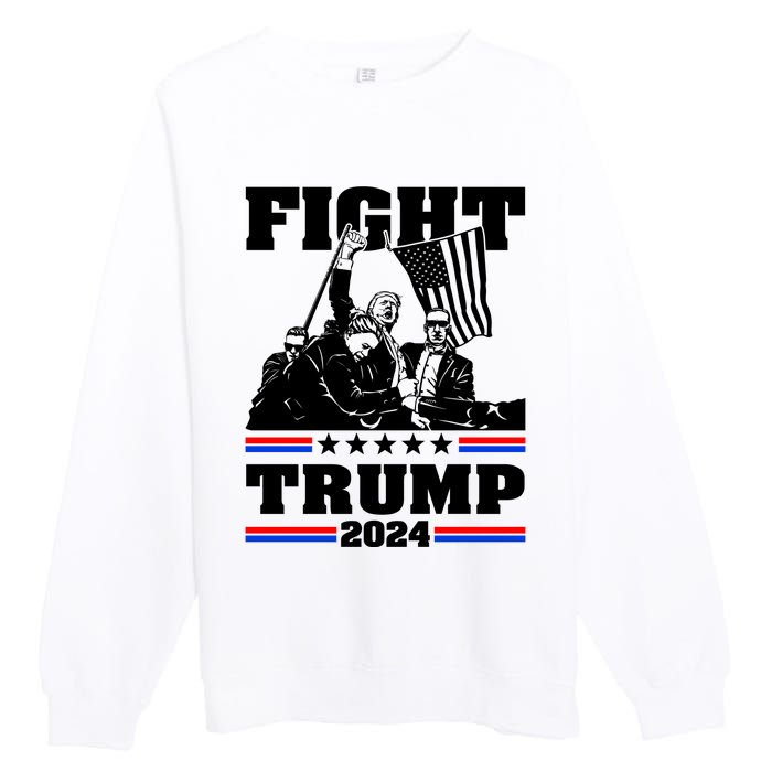 Trump 2024: The Republican Battle Cry Premium Crewneck Sweatshirt