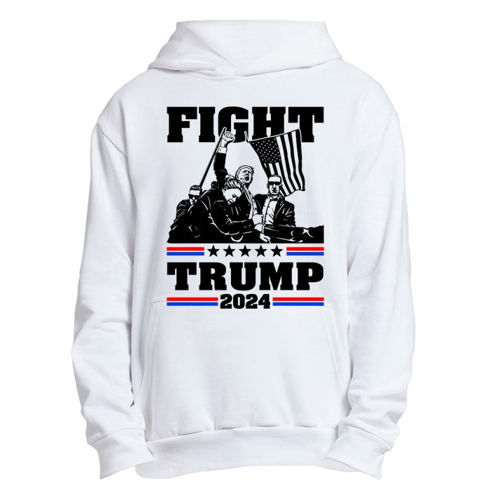 Trump 2024: The Republican Battle Cry Urban Pullover Hoodie