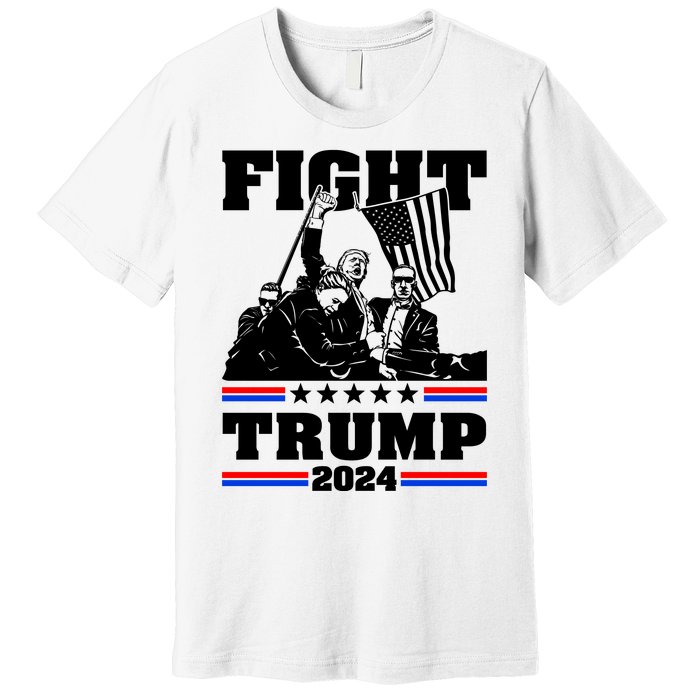 Trump 2024: The Republican Battle Cry Premium T-Shirt