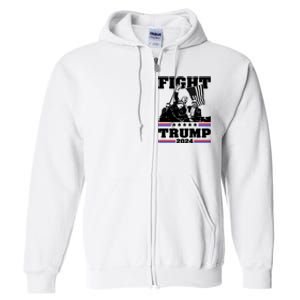 Trump 2024: The Republican Battle Cry Full Zip Hoodie