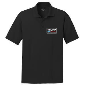 Trump 2024 Take America Back Stars & Stripes USA Vote PosiCharge RacerMesh Polo