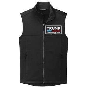 Trump 2024 Take America Back Stars & Stripes USA Vote Collective Smooth Fleece Vest