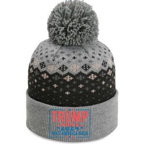 Trump 2024 Take America Back The Baniff Cuffed Pom Beanie