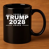 Trump 2028 11oz C Handle Ceramic Mug