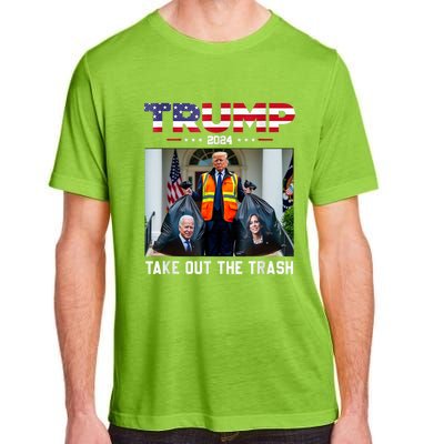 Trump 2024 Take Out The Trash Funny Trump Garbage Man Adult ChromaSoft Performance T-Shirt