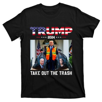 Trump 2024 Take Out The Trash Funny Trump Garbage Man T-Shirt