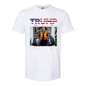 Trump 2024 Take Out The Trash Funny Trump Garbage Man Softstyle CVC T-Shirt