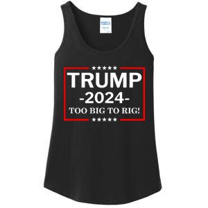 Trump 2024 Too Big To Rig Ladies Essential Tank