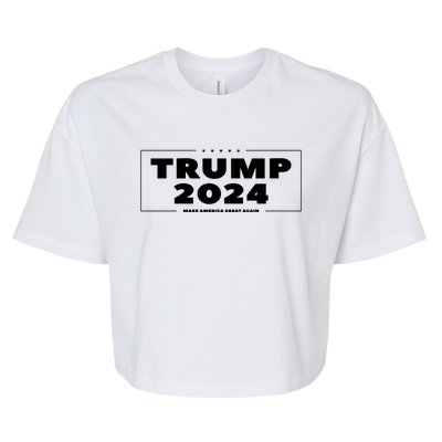 Trump 2024 Bella+Canvas Jersey Crop Tee