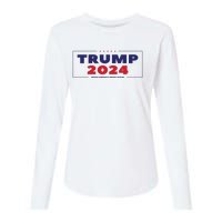 Trump 2024 Womens Cotton Relaxed Long Sleeve T-Shirt