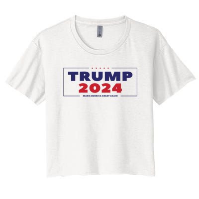 Trump 2024 Women's Crop Top Tee