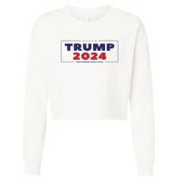 Trump 2024 Cropped Pullover Crew