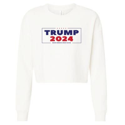 Trump 2024 Cropped Pullover Crew