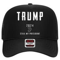 Trump 2024 High Crown Mesh Back Trucker Hat