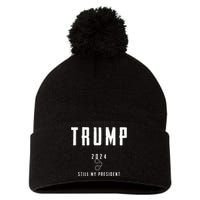 Trump 2024 Pom Pom 12in Knit Beanie