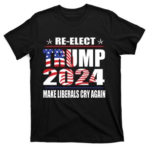 Trump 2024 The Return Make Liberals Cry Again T-Shirt