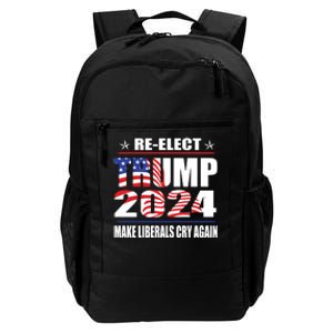 Trump 2024 The Return Make Liberals Cry Again Daily Commute Backpack