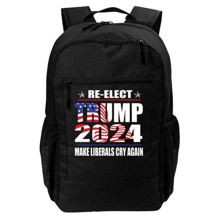 Trump 2024 The Return Make Liberals Cry Again Daily Commute Backpack