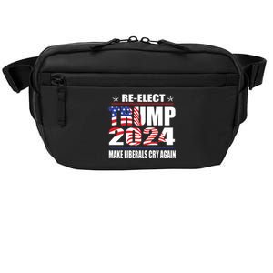 Trump 2024 The Return Make Liberals Cry Again Crossbody Pack