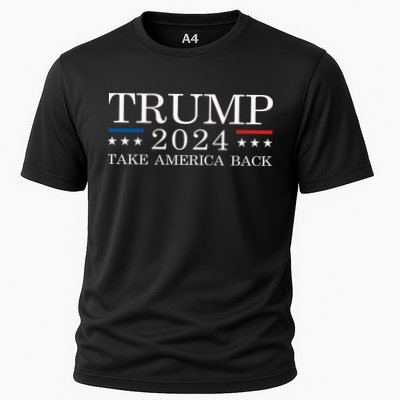 Trump 2024 Take America Back Cooling Performance Crew T-Shirt
