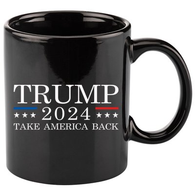 Trump 2024 Take America Back 11oz C Handle Ceramic Mug