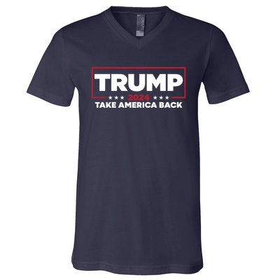 Trump 2024 Take America Back V-Neck T-Shirt