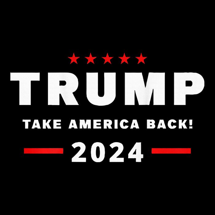 Trump 2024 Take America Back Front On The Back Bucket Hat