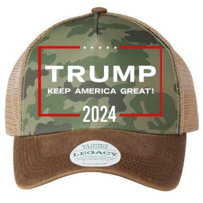 TRUMP 2024! Legacy Tie Dye Trucker Hat