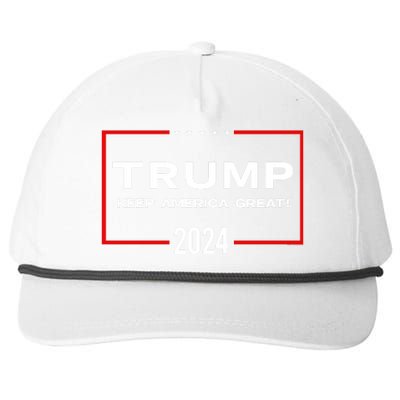 TRUMP 2024! Snapback Five-Panel Rope Hat