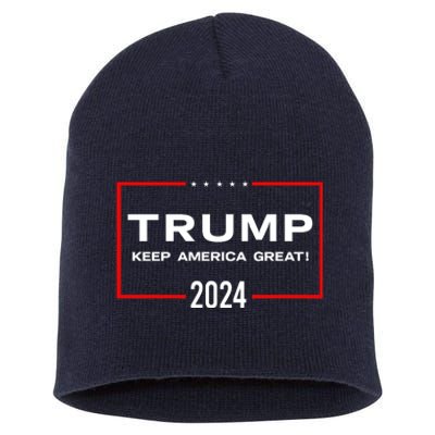 TRUMP 2024! Short Acrylic Beanie