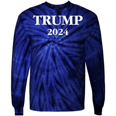 Trump 2024 Tie-Dye Long Sleeve Shirt