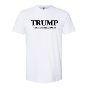 Trump 2024 Take America Back Softstyle CVC T-Shirt