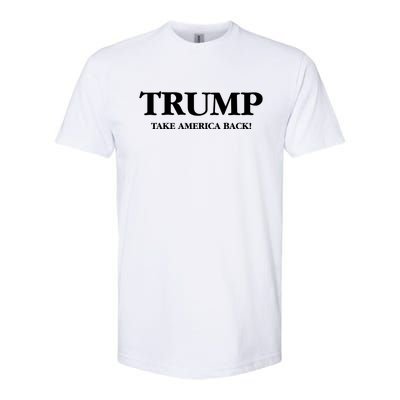 Trump 2024 Take America Back Softstyle CVC T-Shirt